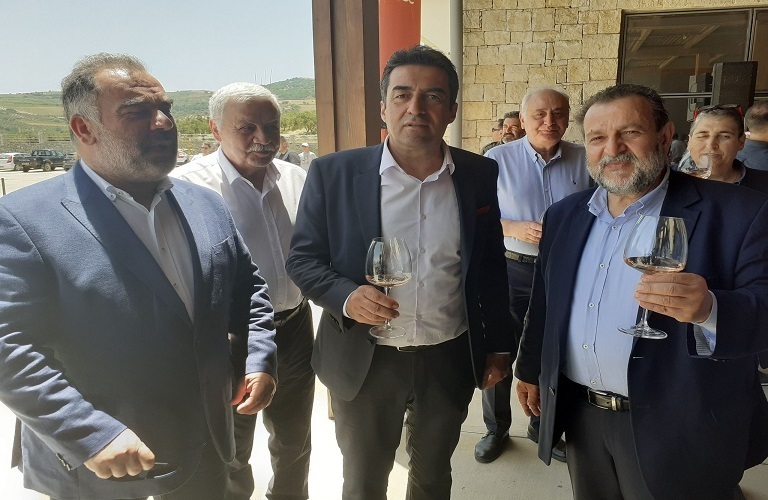 Εγκαίνια του νέου οινοποιείου της ΕΑΣ Ηρακλείου από τον πρόεδρο Παύλο Σατολιά